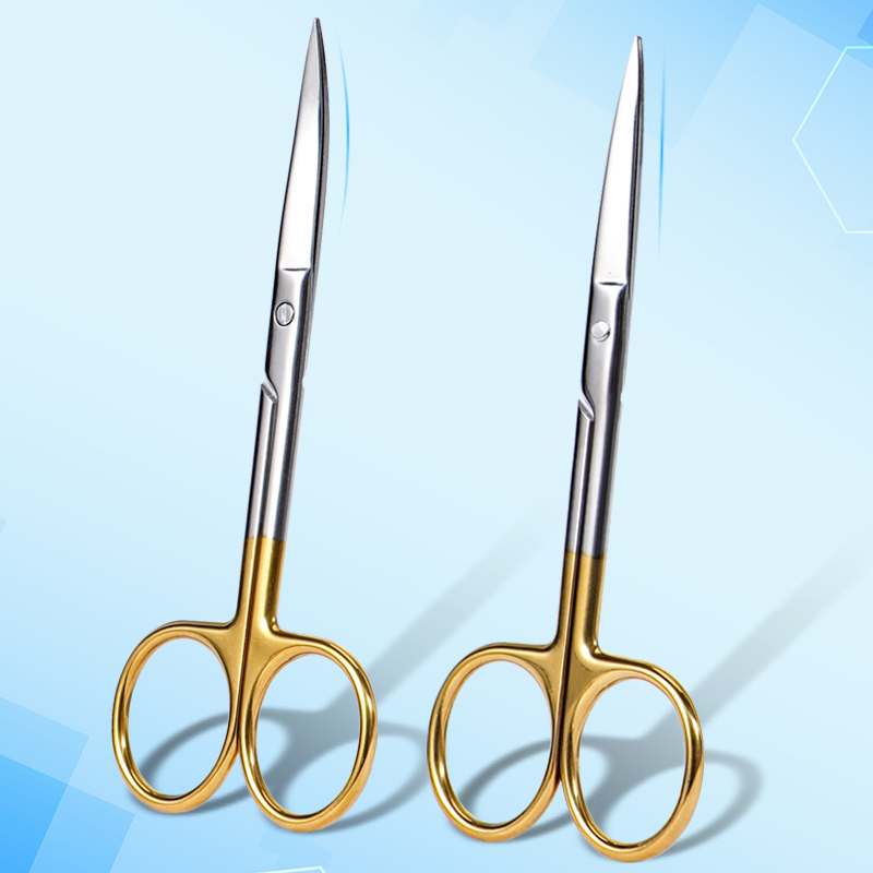 Medical Scissors - 1 шт. стоматологические ножницы с золотистой