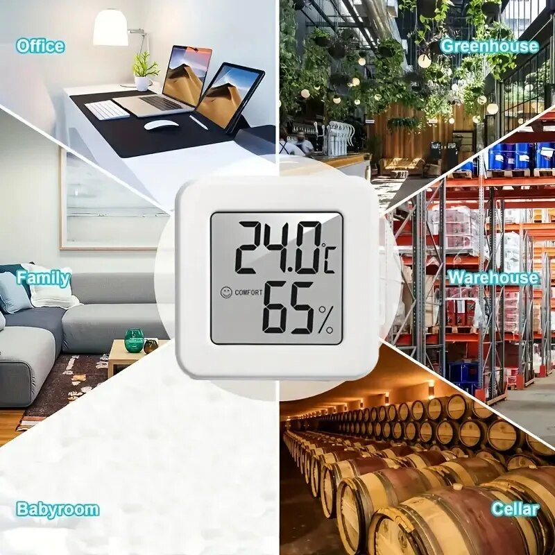 Thermometer Digital - Цифровой гигрометр-термометр, комнатный термометр, мини-метеостанция с