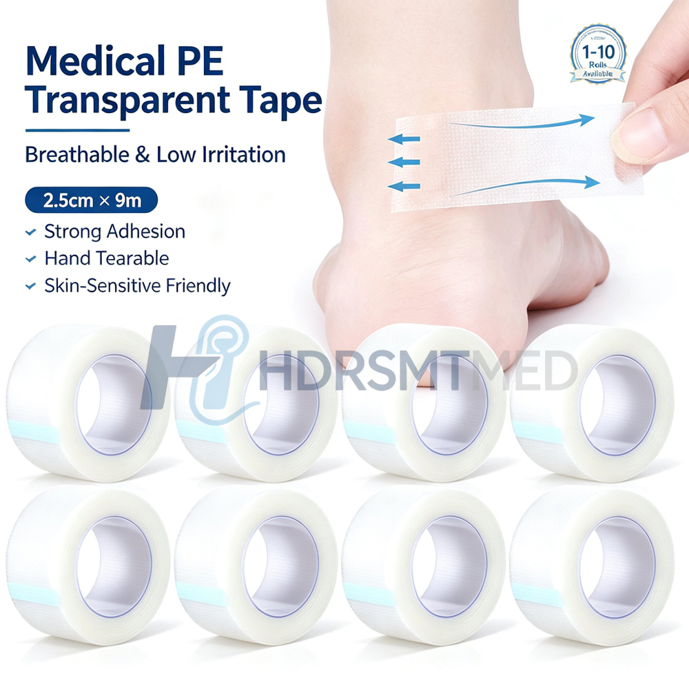 Medical Tape - 1-10 рулонов прозрачной медицинской ленты, дышащая,