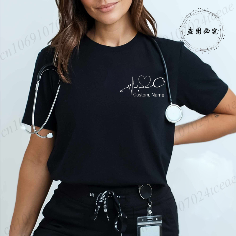 Stethoscope - Футболки с индивидуальным дизайном для медсестер: