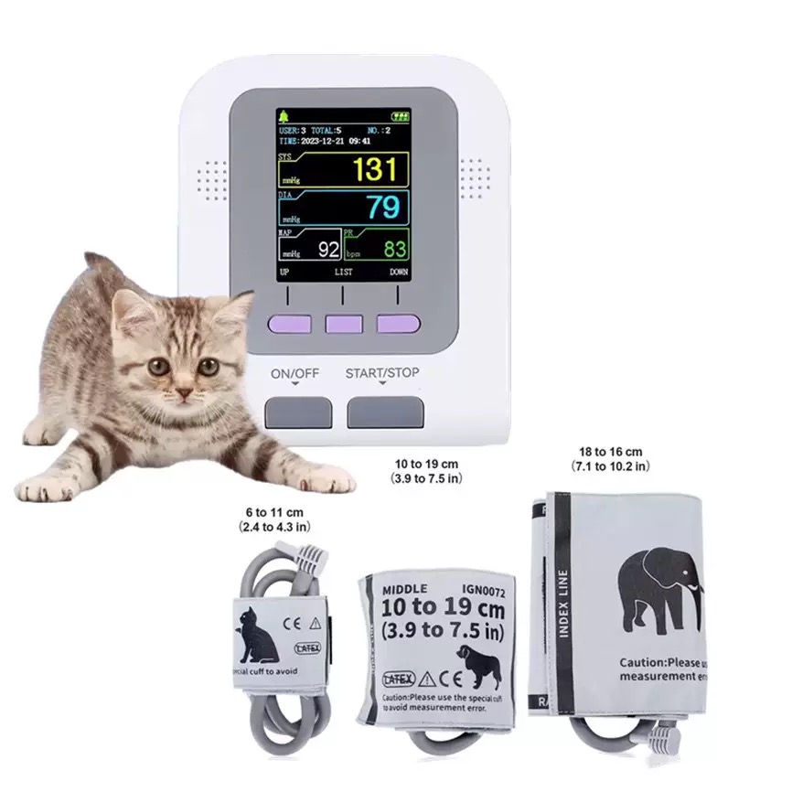 Blood Pressure Monitor - Ветеринарный тонометр CONTEC08A-VET для измерения артериального