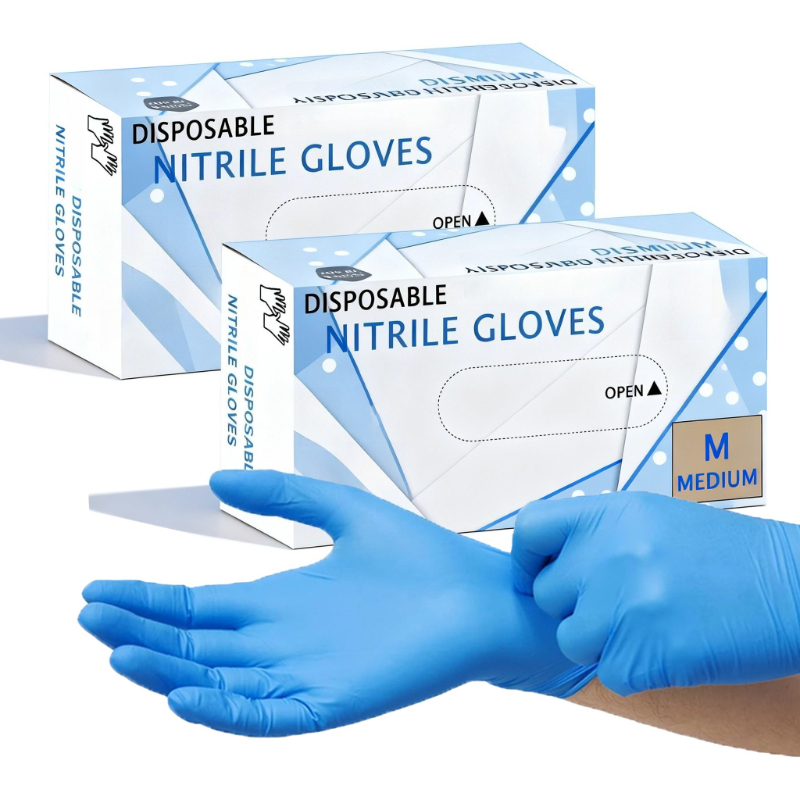 Medical Gloves - 10-100 шт. синие нитриловые перчатки одноразовые