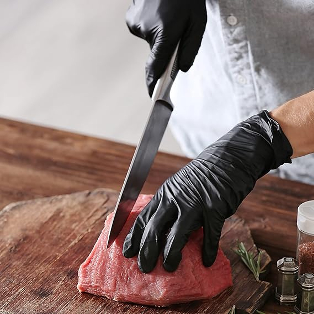 10/50 шт. одноразовые черные н – обзор и цена Medical Gloves