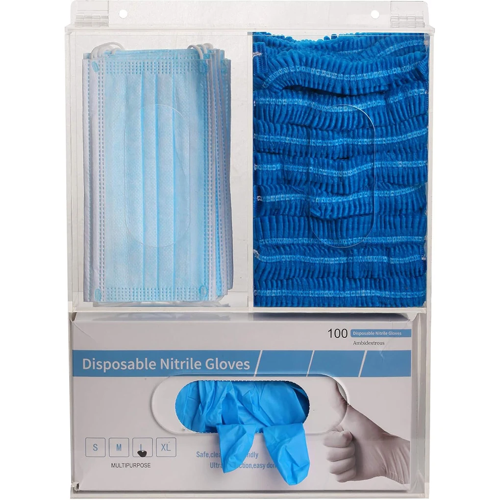 Настенный акриловый диспенсер  – обзор и цена Medical Gloves