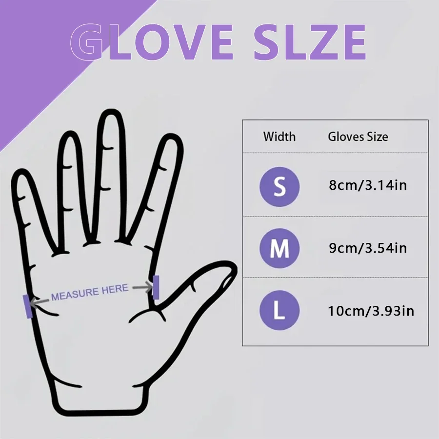 10-100 шт. одноразовые фиолето – обзор и цена Medical Gloves
