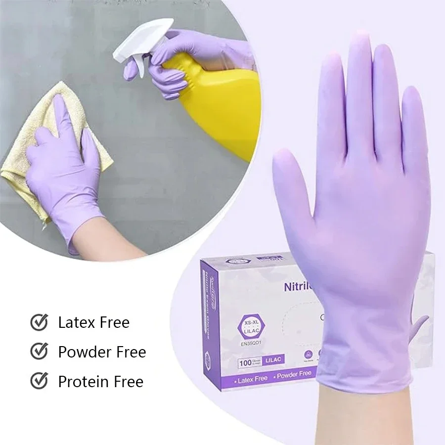 10-100 шт. одноразовые фиолето – обзор и цена Medical Gloves