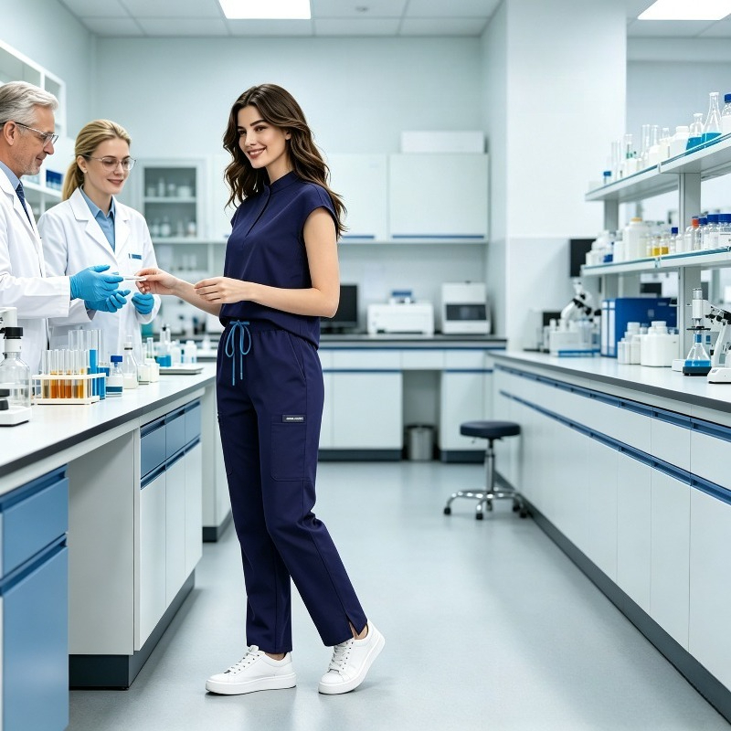 Медицинская униформа с воротни – обзор и цена Medical Gloves