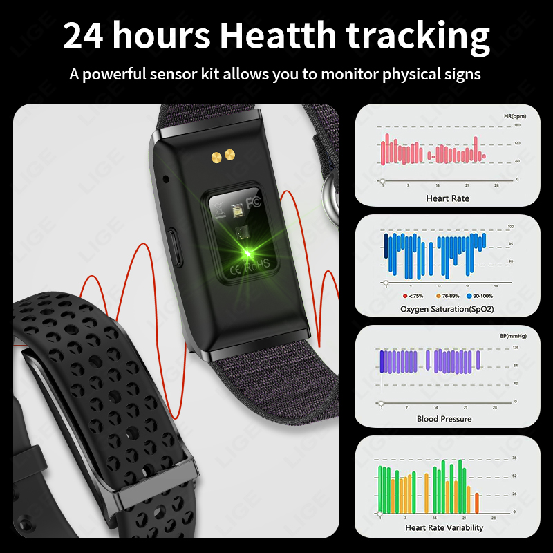LIGE 100 + спортивный фитнес-т – обзор и цена Blood Pressure Monitor